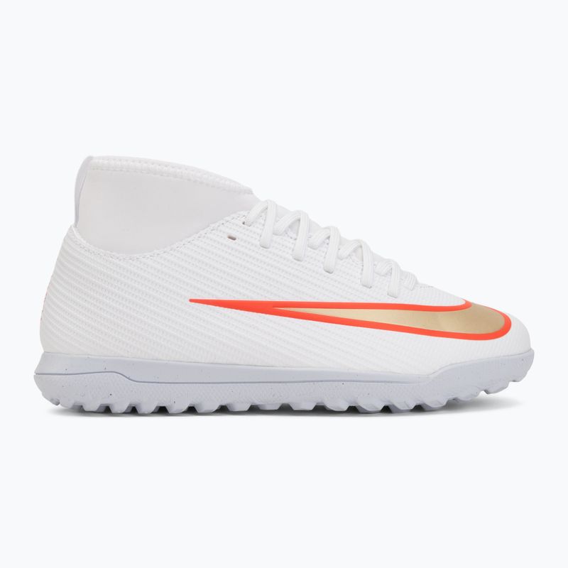 Buty piłkarskie dziecięce Nike Jr. Mercurial Superfly 11 Club TF white/bright crimson/blur 2