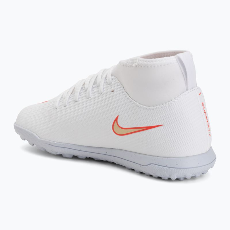 Buty piłkarskie dziecięce Nike Jr. Mercurial Superfly 11 Club TF white/bright crimson/blur 3