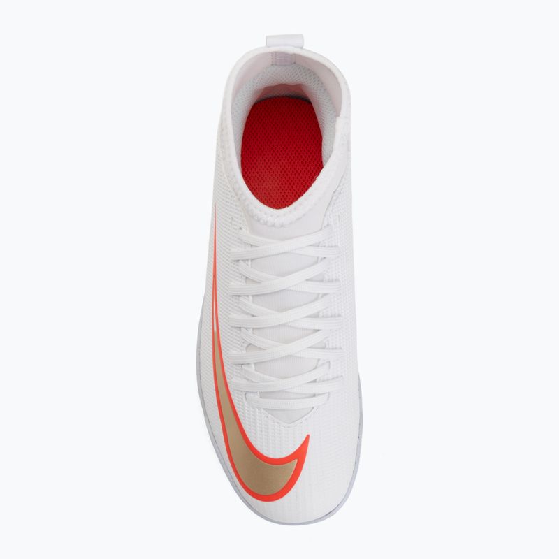 Buty piłkarskie dziecięce Nike Jr. Mercurial Superfly 11 Club TF white/bright crimson/blur 5