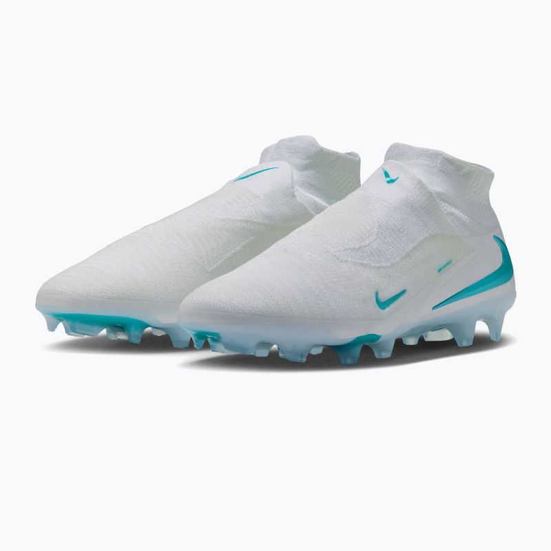 Buty piłkarskie męskie Nike Phantom 6 High Elite FG white/white/dusty cactus 3
