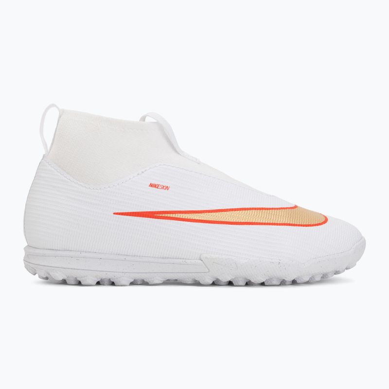 Buty piłkarskie dziecięce Nike Jr. Mercurial Superfly 11 Academy white/bright crimson/blur 2