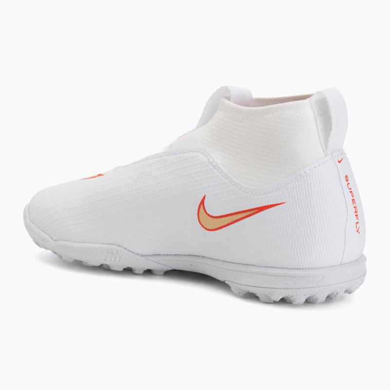 Buty piłkarskie dziecięce Nike Jr. Mercurial Superfly 11 Academy white/bright crimson/blur 3