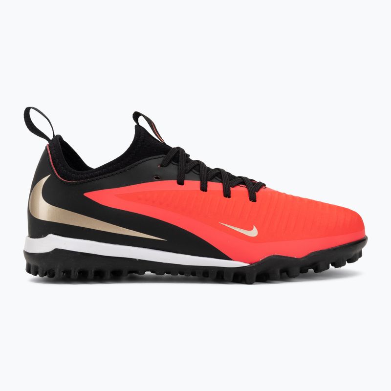 Buty piłkarskie dziecięce Nike Jr. Phantom 6 Low Academy Bright Crimson/Bright Crimson/Black 2