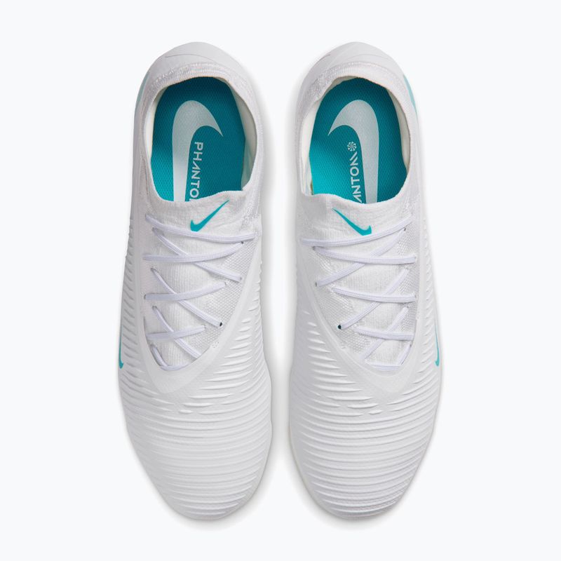Buty piłkarskie męskie Nike Phantom 6 Low Pro FG white/white/dusty cactus 4