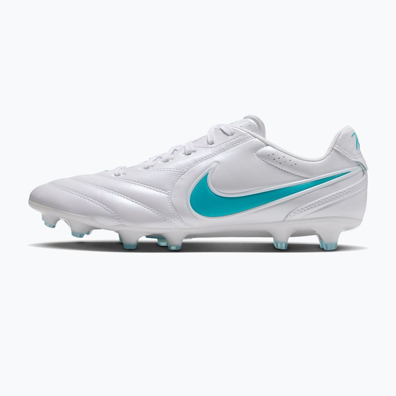 Buty piłkarskie męskie Nike Tiempo Ligera Pro FG white/white/energy 2