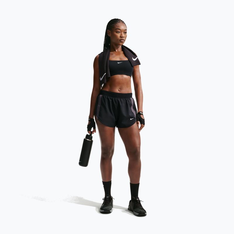 Biustonosz treningowy Nike One Light Support black/thunder grey/white 2