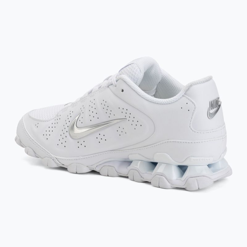 Buty damskie Nike Reax 8 LTR white/pure platinum/metallic silver 3