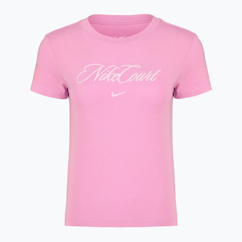 Koszulka tenisowa damska Nike Court Heritage light magenta/pink foam 6