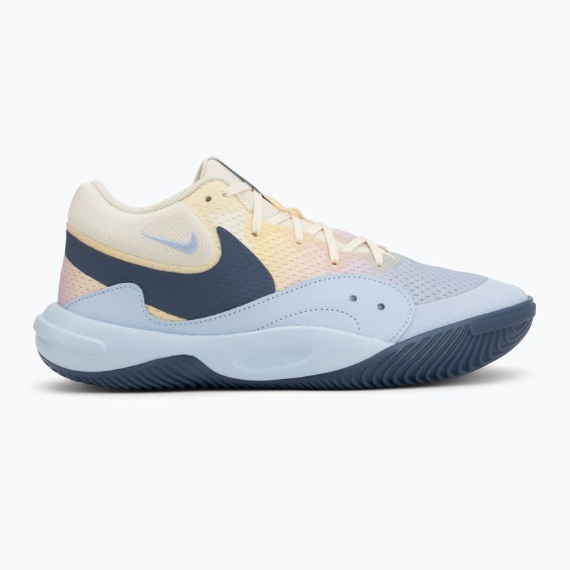 Buty do siatkówki Nike Hyperquick SE coconut milk/diffused blue/ hydrogen blue 2
