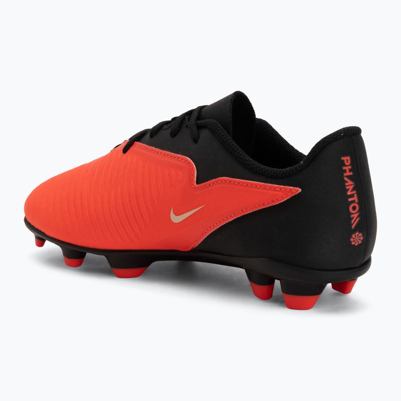 Buty piłkarskie dziecięce Nike Jr. Phantom 6 Low Club bright crimson/bright crimson/black 3