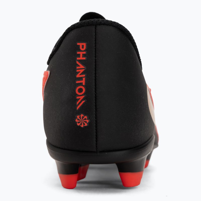 Buty piłkarskie dziecięce Nike Jr. Phantom 6 Low Club bright crimson/bright crimson/black 6