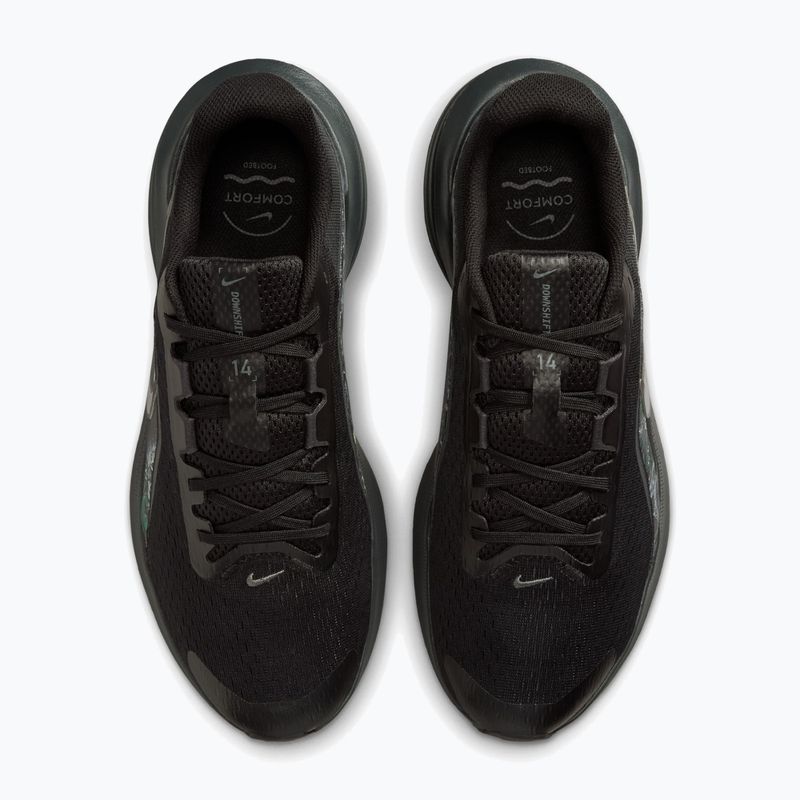Buty do biegania męskie Nike Downshifter 14 black/dark smoke grey/metallic dark grey 4