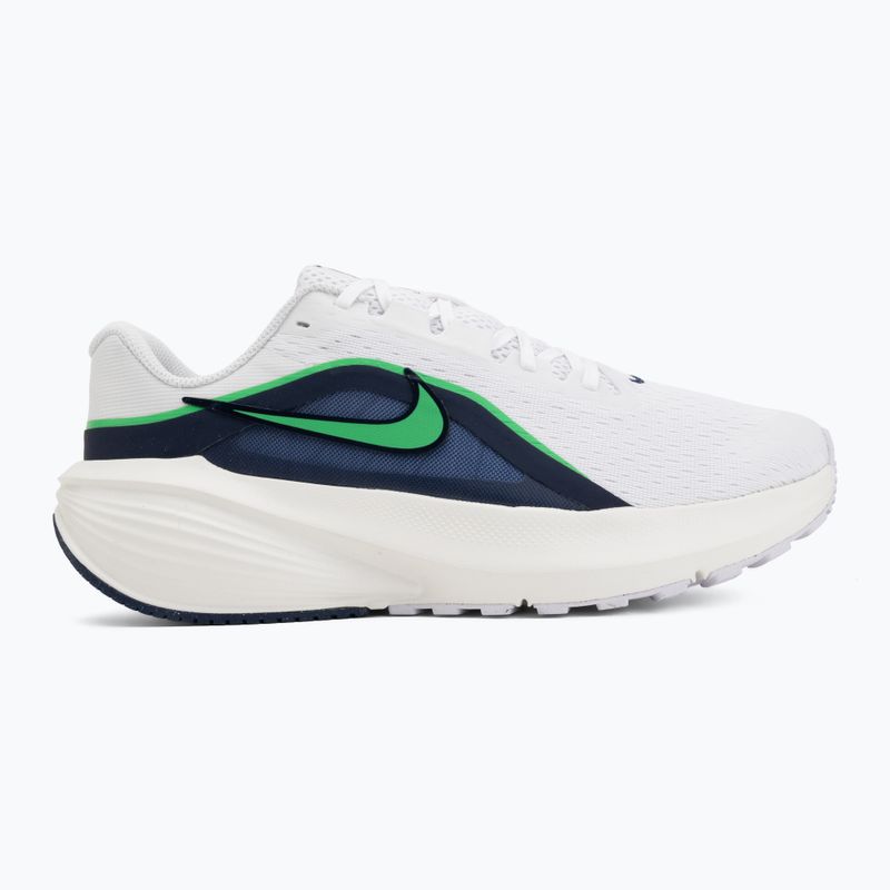 Buty do biegania męskie Nike Downshifter 14 white/midnight navy/green spark 2
