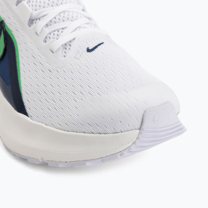 Buty do biegania męskie Nike Downshifter 14 white/midnight navy/green spark 7