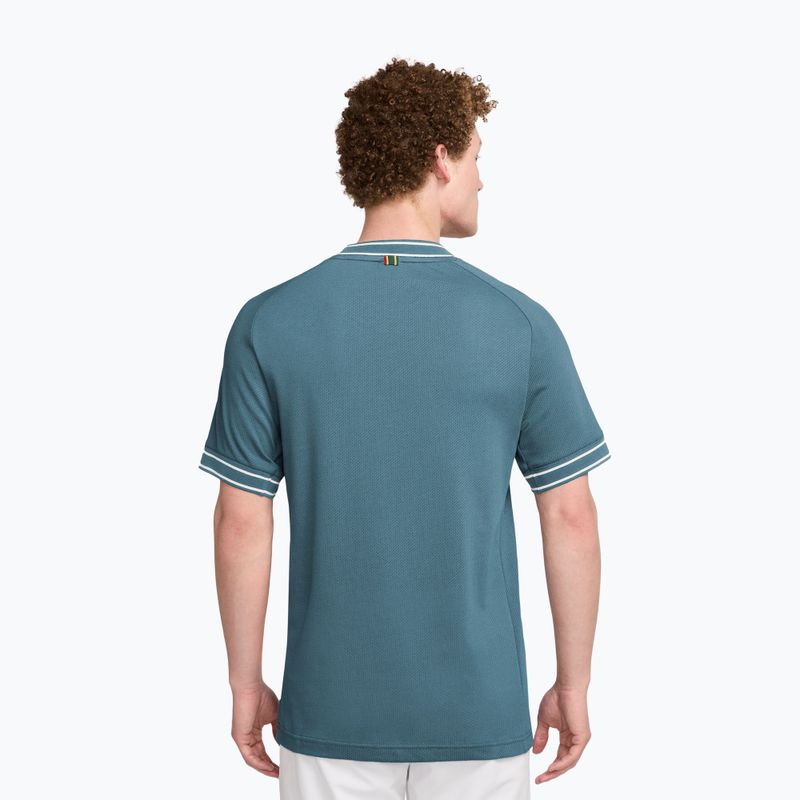 Koszulka tenisowa męska Nike Court Heritage barely smokey blue 2