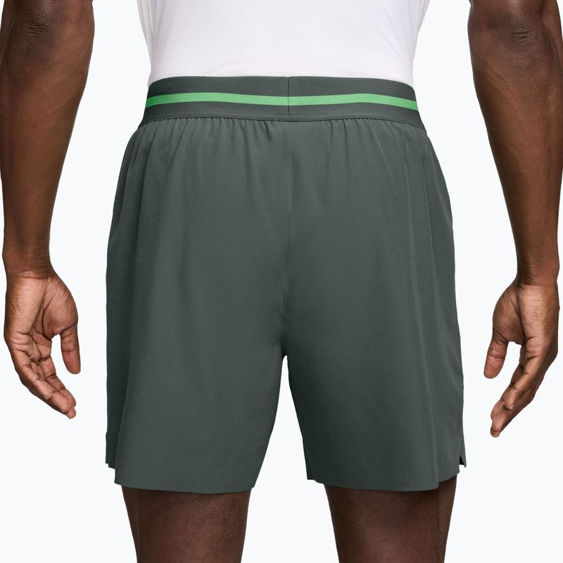 Spodenki tenisowe męskie Nike Court Dri-Fit Advantage 6" camo green/cucumber calm/cucumber calm 2