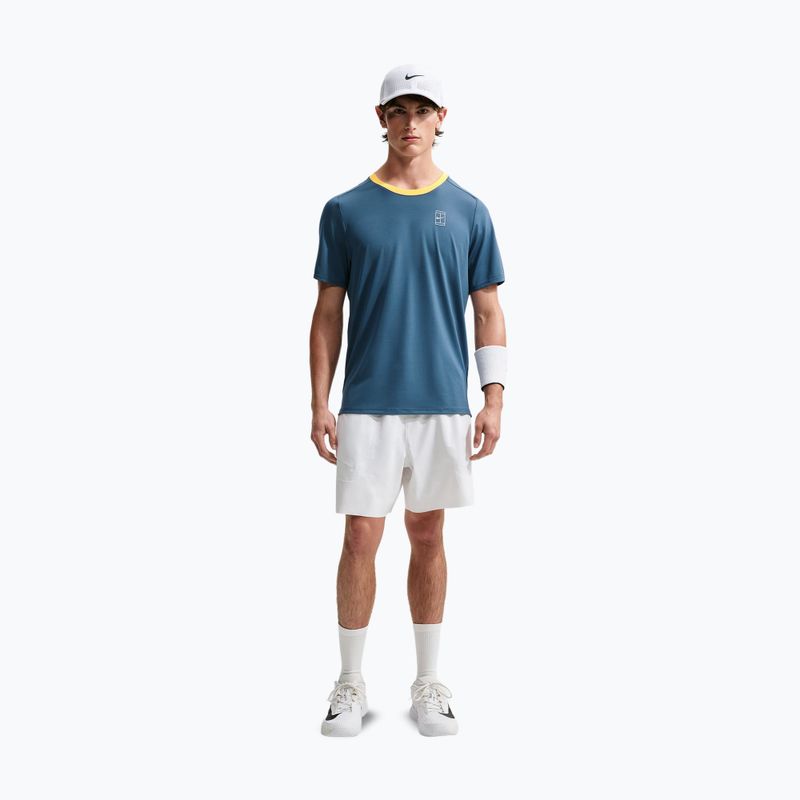 Koszulka męska Nike Court Dri-Fit Advantage new slate/laser orange/white 2
