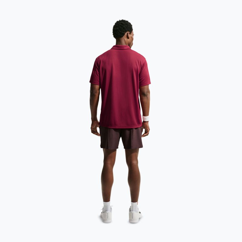 Koszulka tenisowa męska Nike Court Dri-Fit Polo Solid team red/white 3