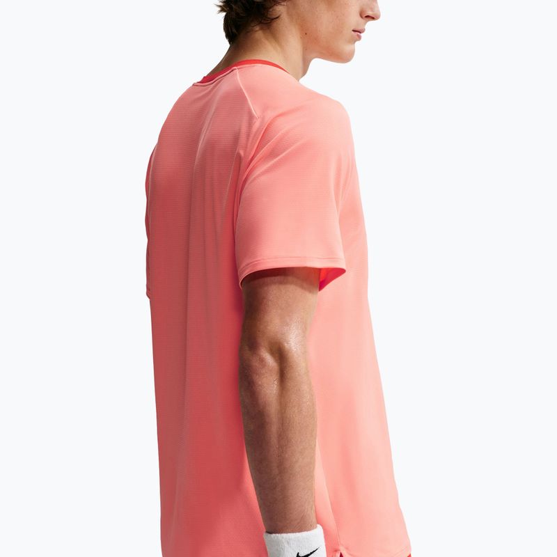Koszulka męska Nike Court Dri-Fit Advantage atomic pink/picante red/picante red 5