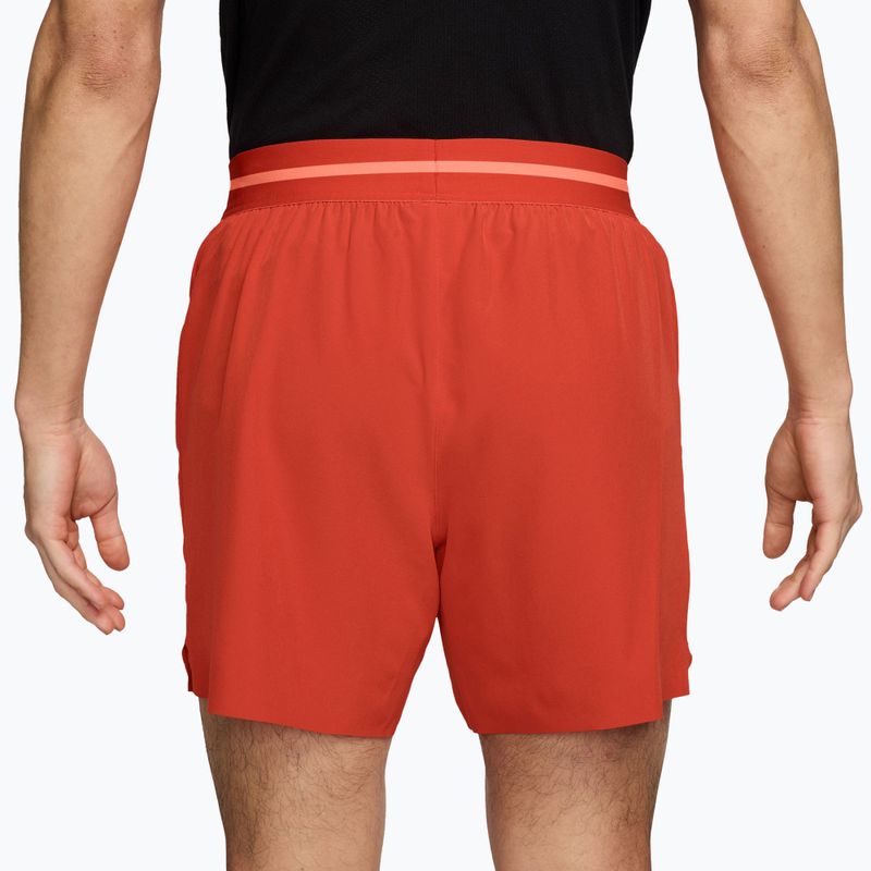 Spodenki tenisowe męskie Nike Court Dri-Fit Advantage 6" picante red/atomic pink/atomic pink 2