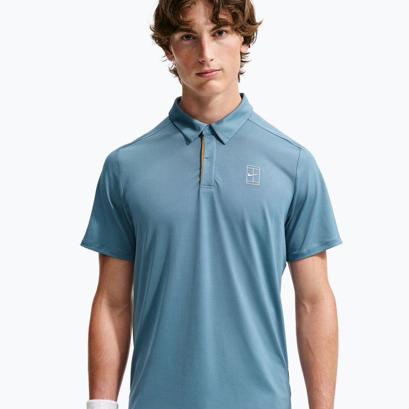 Koszulka polo męska Nike Court Dri-Fit Advantage smokey blue/white 4