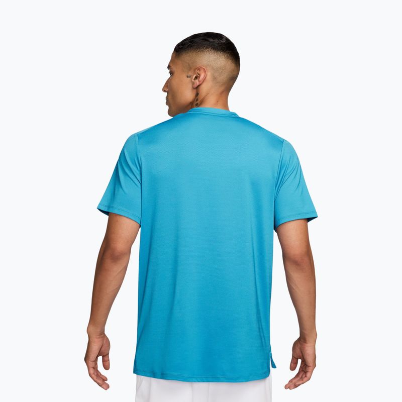 Koszulka męska Nike Court Dri-Fit Advantage baltic blue/black 2
