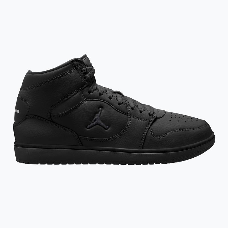Buty męskie Jordan Court Connect Mid black/dark smoke grey