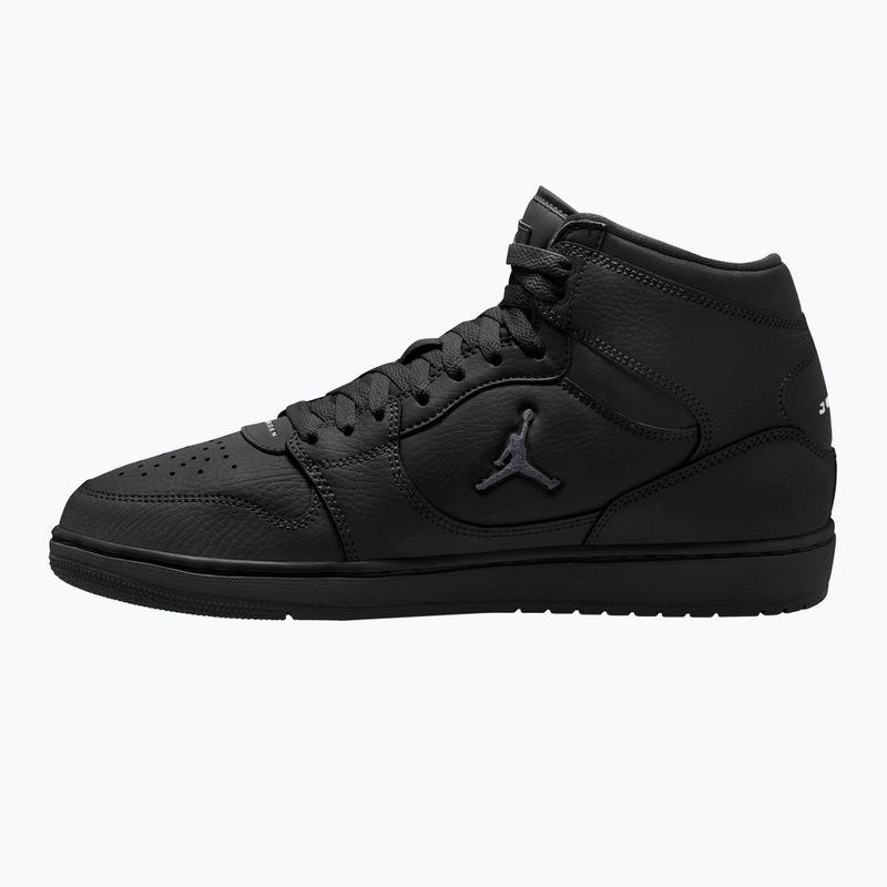 Buty męskie Jordan Court Connect Mid black/dark smoke grey 2