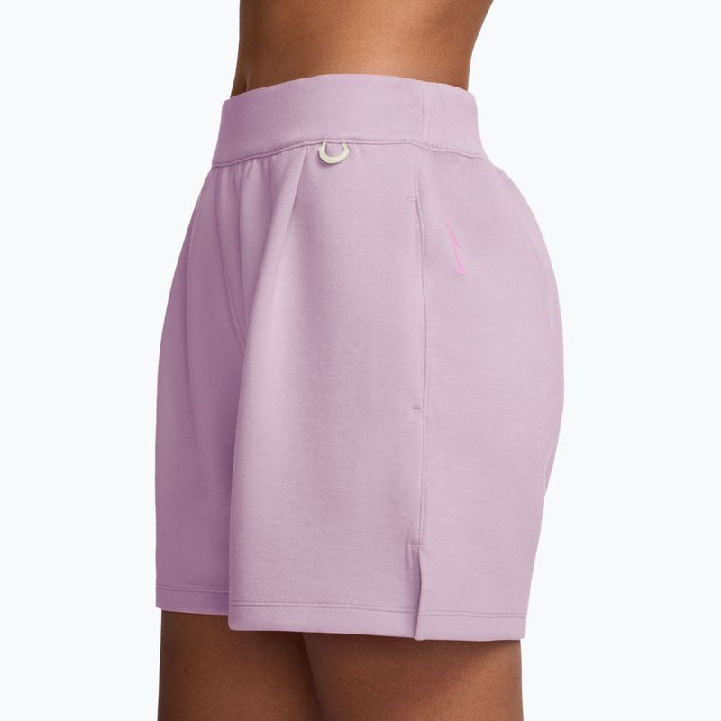 Spodenki treningowe damskie Nike 24.7 ImpossiblySoft bleached lilac/platinum violet 3