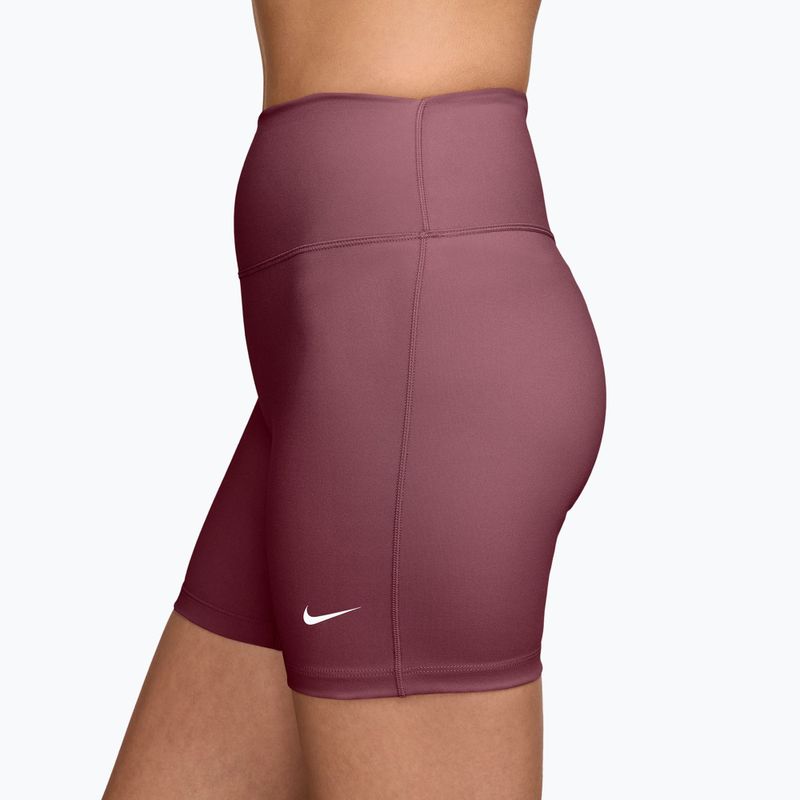 Spodenki treningowe damskie Nike One pink smoke/white 2