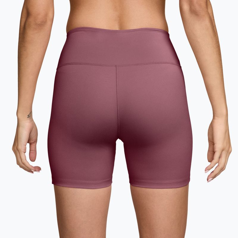 Spodenki treningowe damskie Nike One pink smoke/white 3