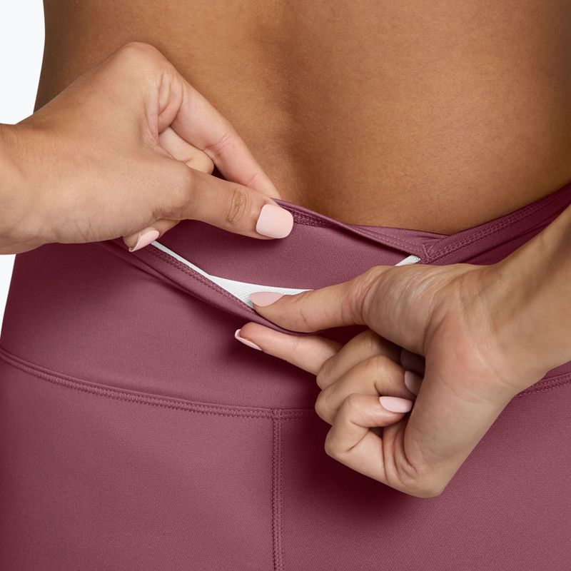 Spodenki treningowe damskie Nike One pink smoke/white 4