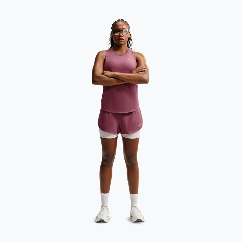 Spodenki do biegania damskie Nike Flow pink smoke 2