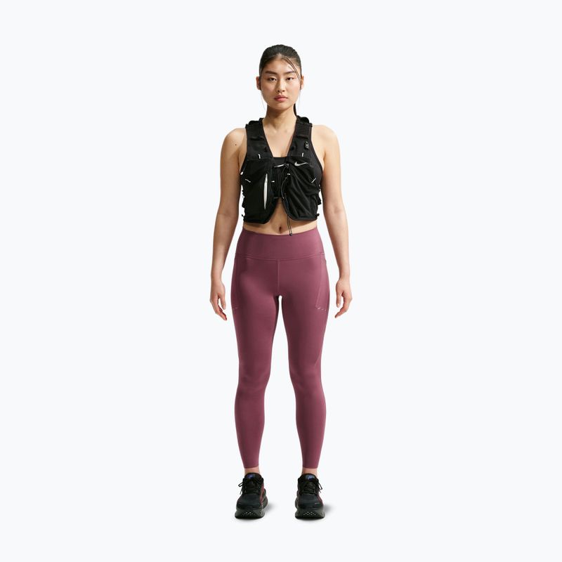 Legginsy damskie Nike Swift pink smoke 2