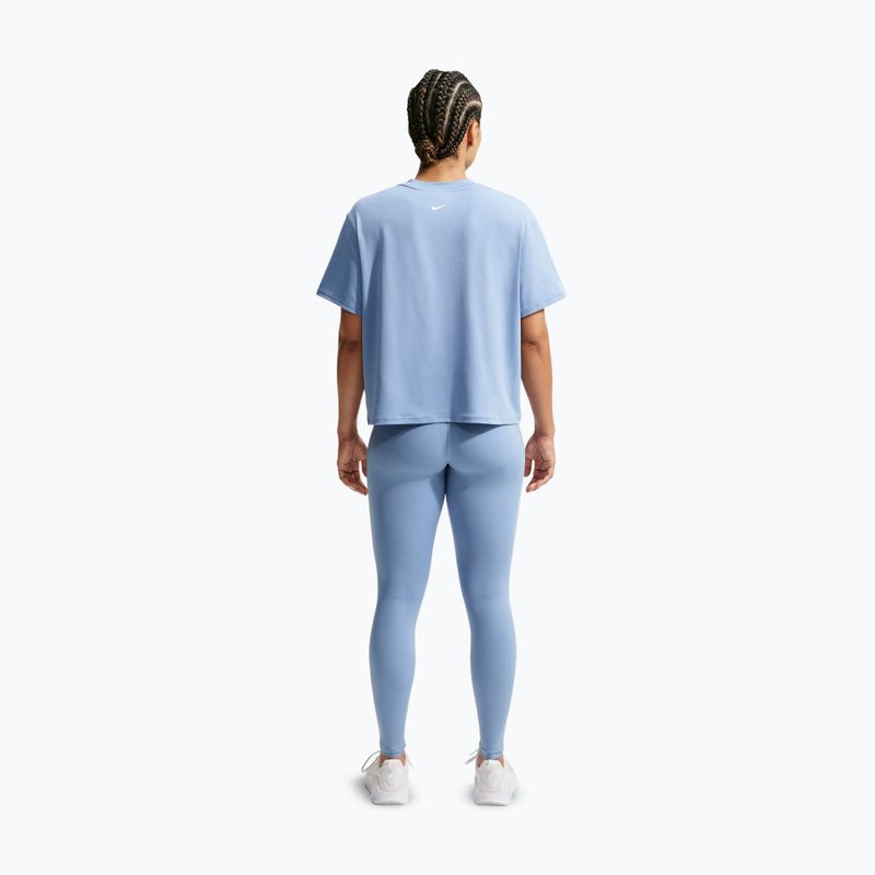 Legginsy damskie Nike Pro work blue/white 3