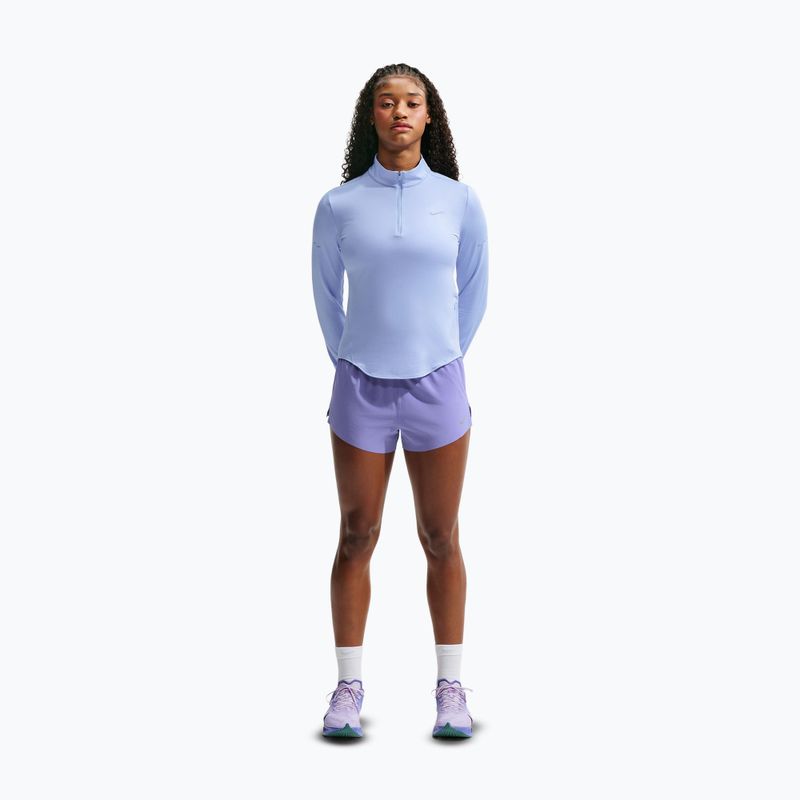 Bluza do biegania damska Nike Swift Dri-FIT UV 1/4-Zip aluminum 2