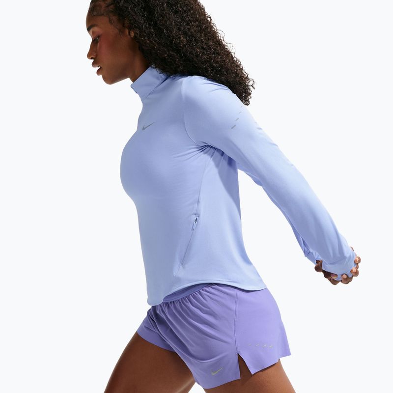 Bluza do biegania damska Nike Swift Dri-FIT UV 1/4-Zip aluminum 6