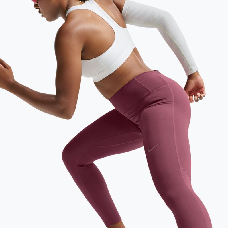 Legginsy damskie Nike Tempo pink smoke 4