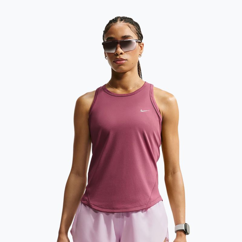 Koszulka do biegania damska Nike Tempo Dri-Fit Tank Top pink smoke