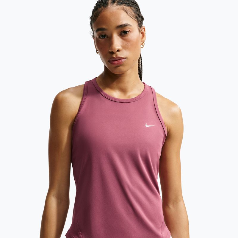 Koszulka do biegania damska Nike Tempo Dri-Fit Tank Top pink smoke 4