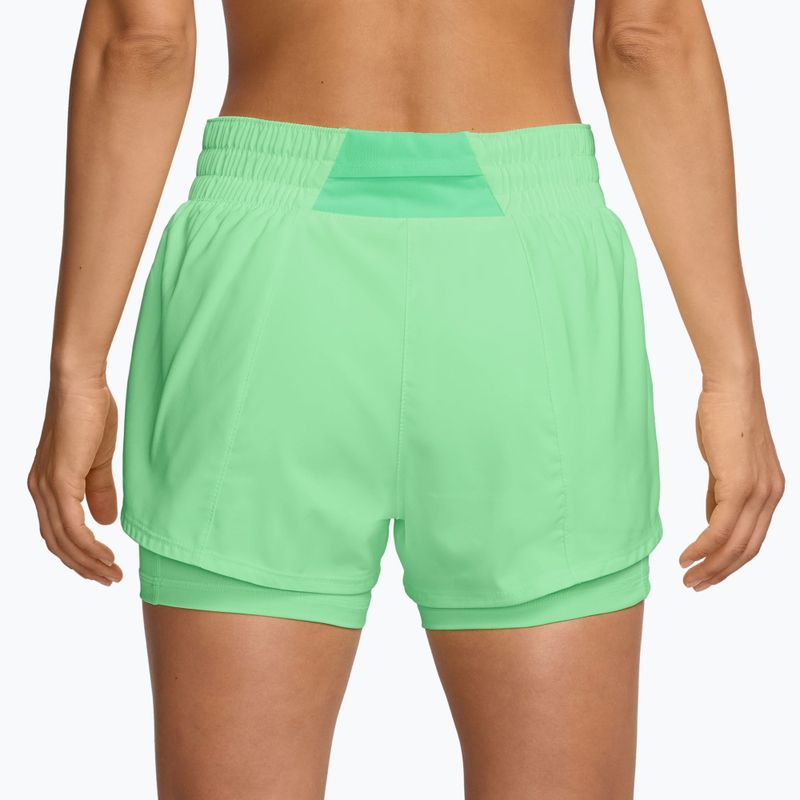 Spodenki treningowe damskie Nike One cucumber calm/white 2
