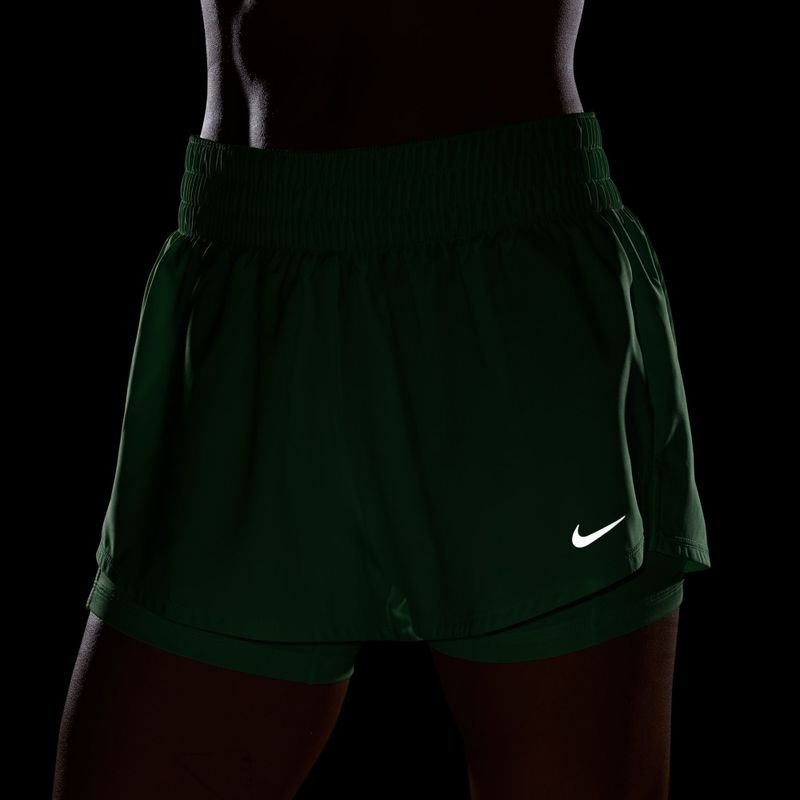 Spodenki treningowe damskie Nike One cucumber calm/white 5