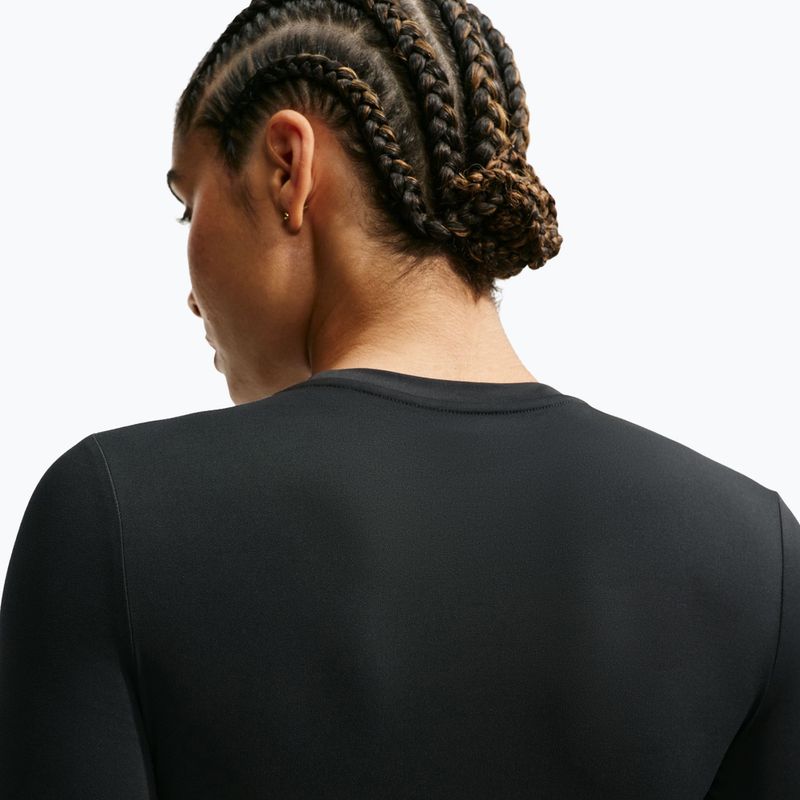 Longsleeve treningowy damski Nike One Fitted black/white 5