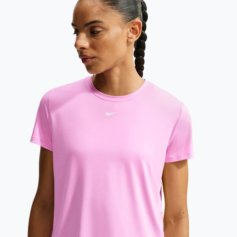 Koszulka treningowa damska Nike One Classic pink rise/white 4