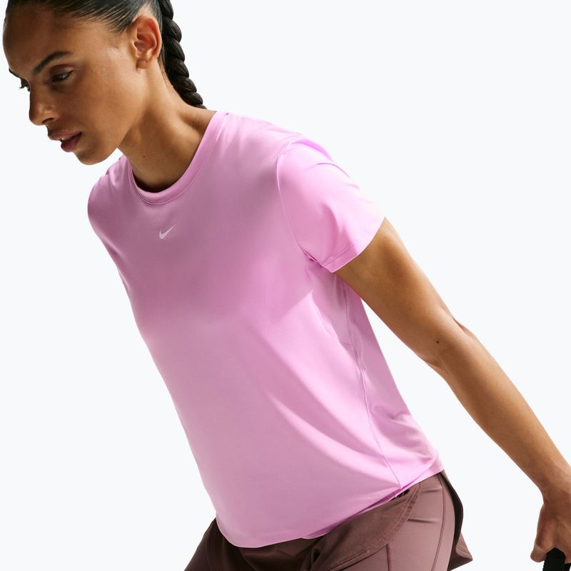 Koszulka treningowa damska Nike One Classic pink rise/white 5
