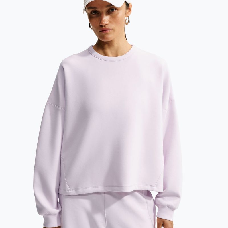 Bluza treningowa damska Nike 24.7 ImpossiblySoft Bleached Lilac/Platinum Violet