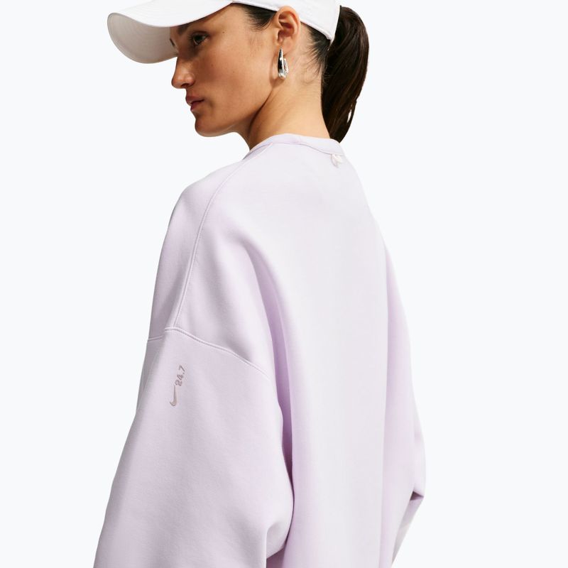 Bluza treningowa damska Nike 24.7 ImpossiblySoft Bleached Lilac/Platinum Violet 5