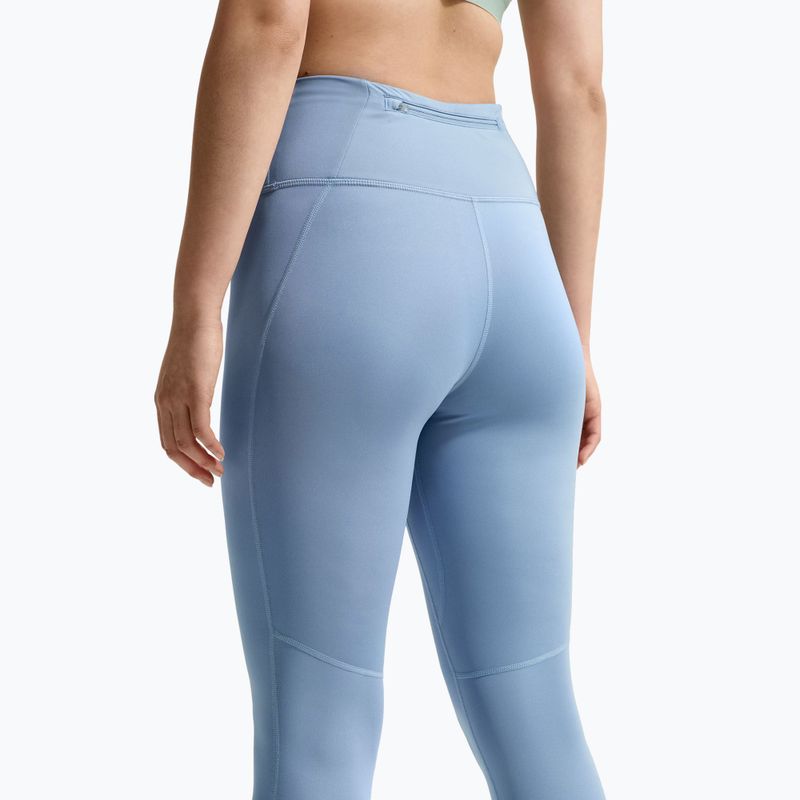 Legginsy damskie Nike Tempo work blue 6