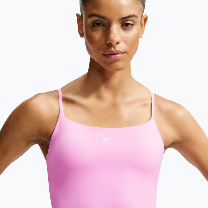 Koszulka treningowa damska Nike One pink rise 4