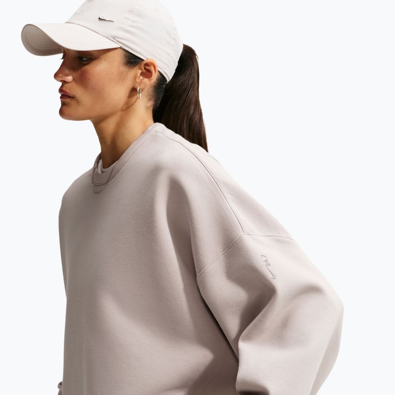 Bluza treningowa damska Nike 24.7 ImpossiblySoft Cream Ii/Cream Ii/College Grey 5